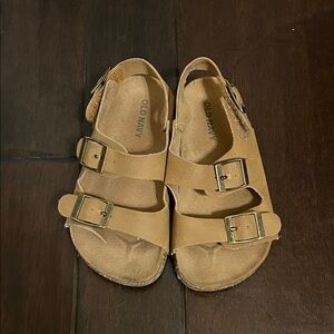 Old Navy Kids Brown Buckle Sandals